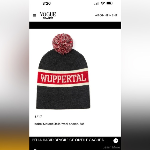 Isabel Marant Etoile Wool beanie - Picture 9 of 9